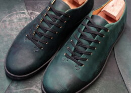 Reverse Shell Cordovan leather goods